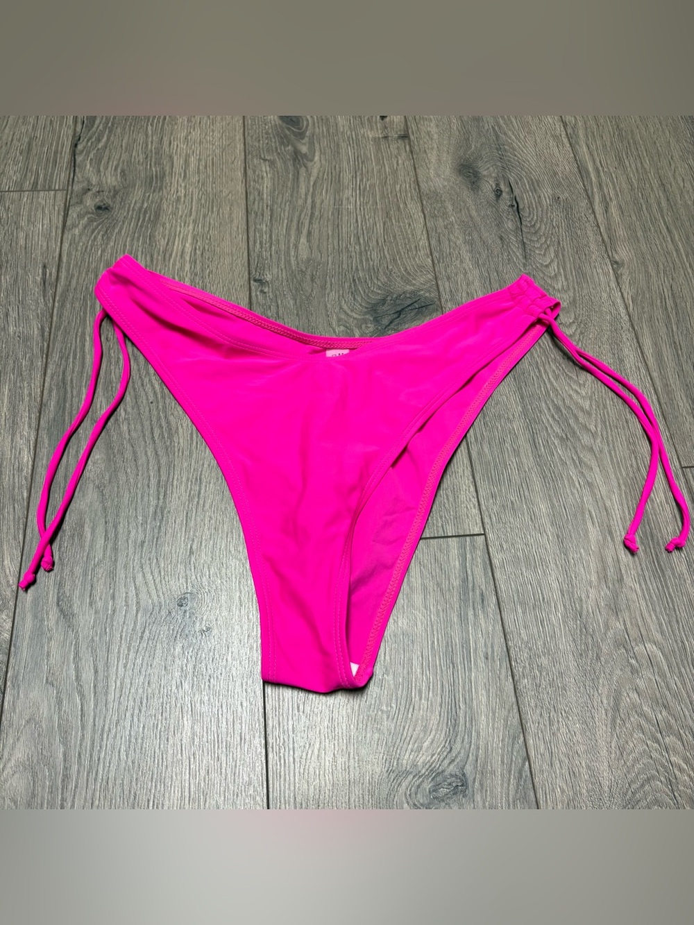 Hot pink bikini bottoms